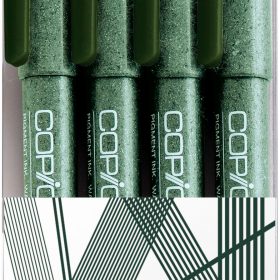 COPIC Multiliner 22075627 Olive Set, 4 Stück ass.