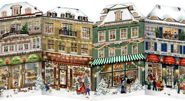 COPPENRATH Aufstell-Adventskalender 72505 Weihnachtslädchen-Leporello