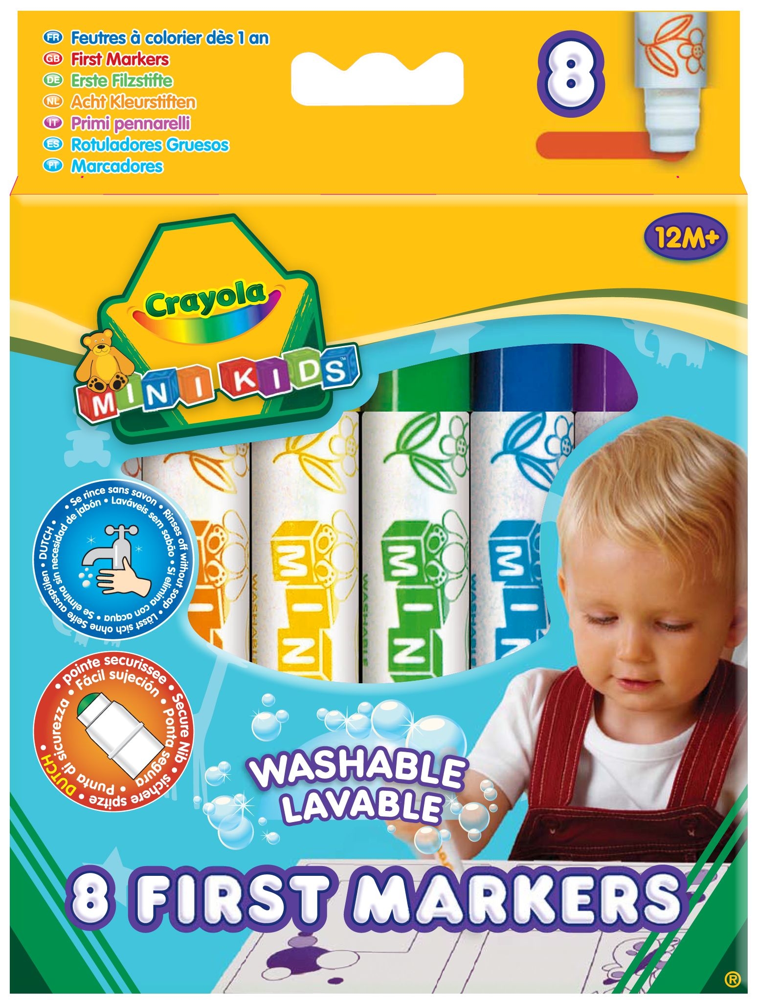 8_FirstMarkers_German CRAYOLA Erste Filzstifte 81-8324 8 Stück – Hochwertig & günstig bei ShopDeca