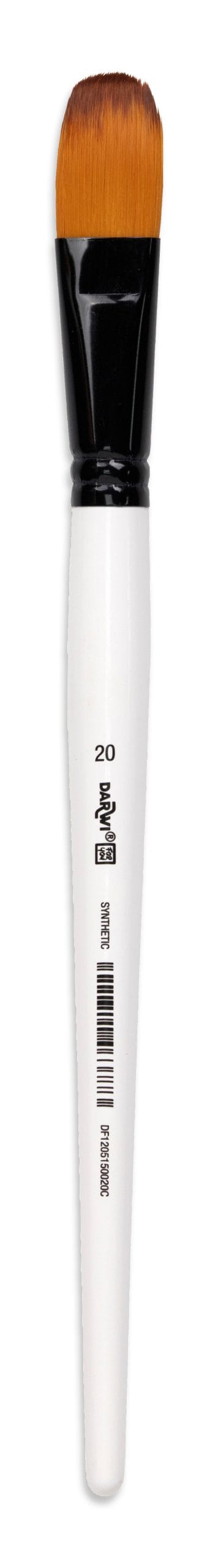 DARWI Pinsel Katzenzungenfasson 21mm DF1205150020C Grösse 20, Synthetik