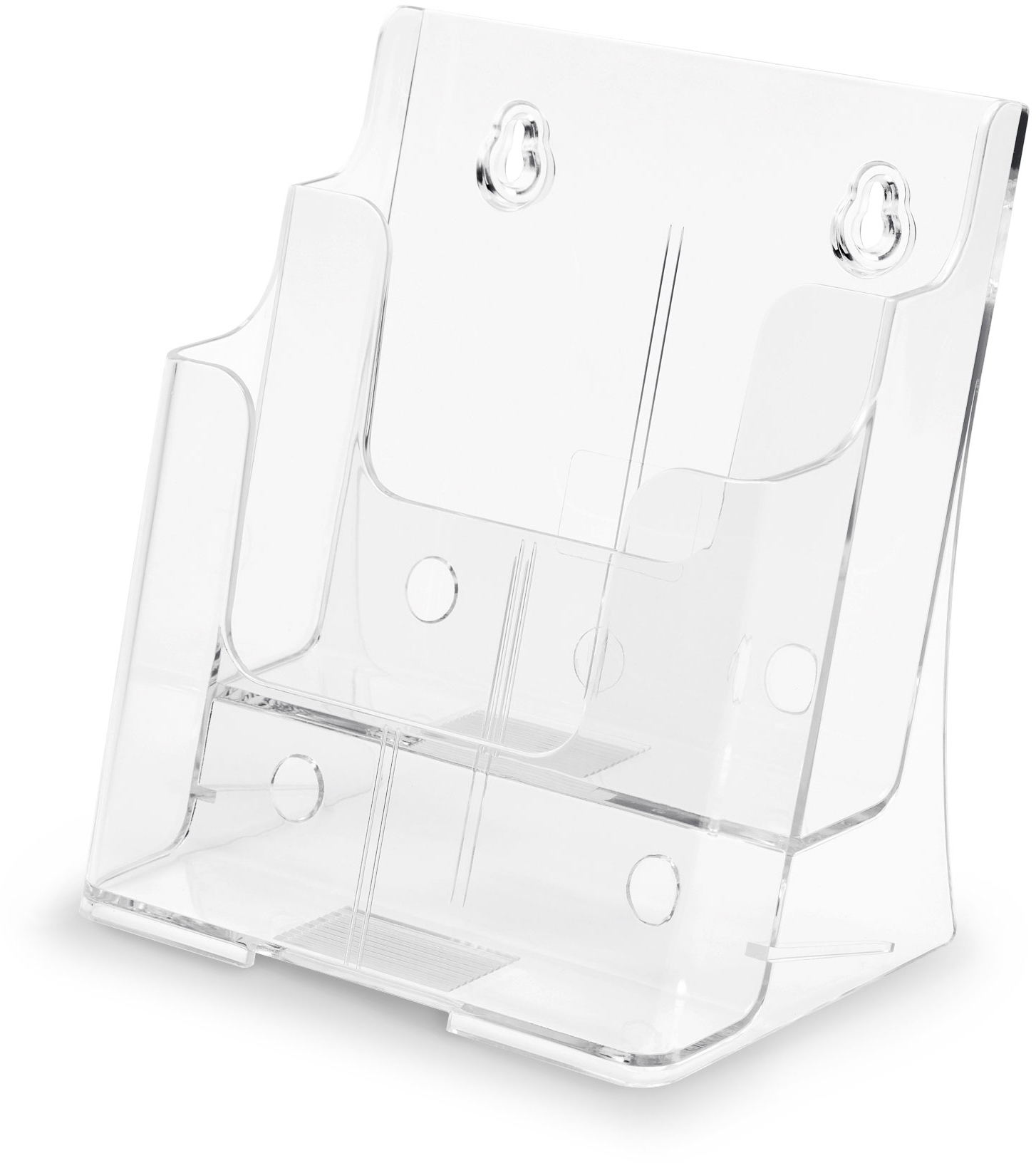 DEFLECTO-LHPA521-5055425956895 DEFLECTO Prospekthalter Classic A5 LHPA521 hoch, 2 Fächer – Hochwertig & günstig bei ShopDeca