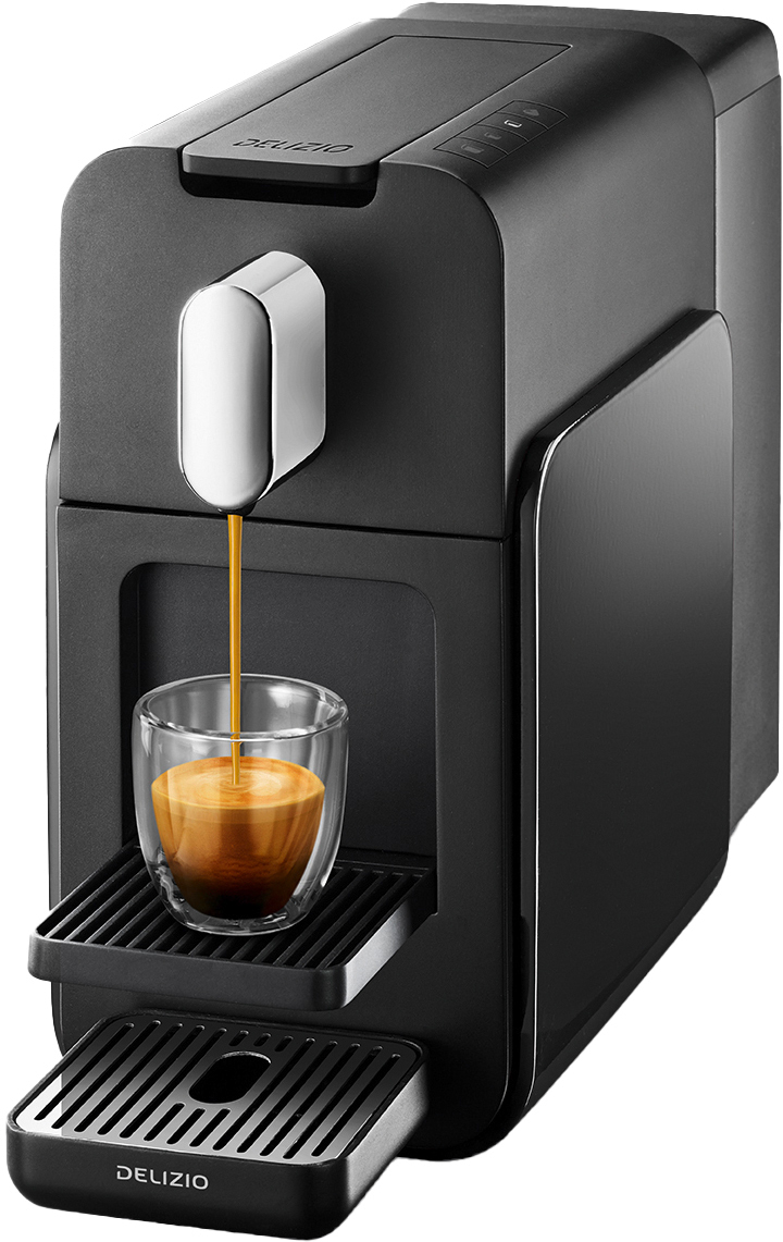 DELIZIO-110196267-7617014203131 DELIZIO Kaffeemaschine 110196267 Brava, Graphite Black – Hochwertig & günstig bei ShopDeca