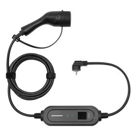 DELTACO e-Charge cable Schuko,Type 2 EV-1233 6-16A, 3.5 kW, 5.5m, Black