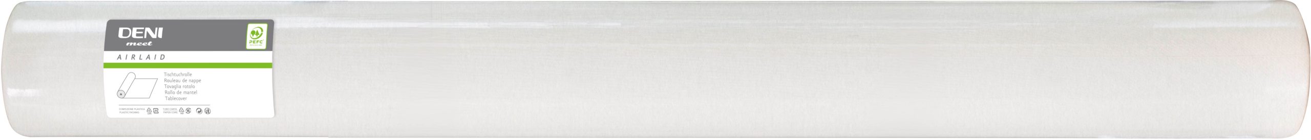 DENI-5190-8022272059427 DENI Tischtuchrolle Airlaid 5190 120cmx50m weiss – Hochwertig & günstig bei ShopDeca