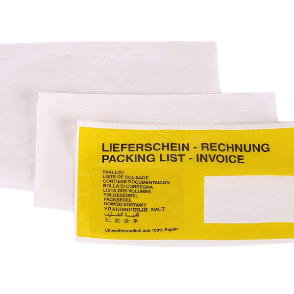 DOCUFIX Dokumententasche Graspapier 2FHDP335206 130x240mm 1000 Stück