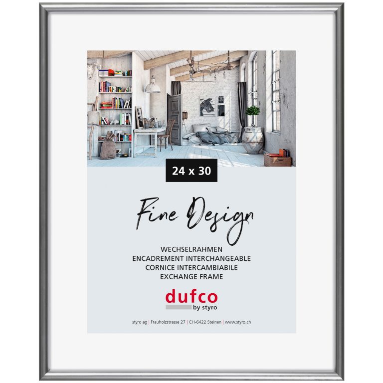 DUFCO Bilderrahmen 24x30cm 1400.40028 silber