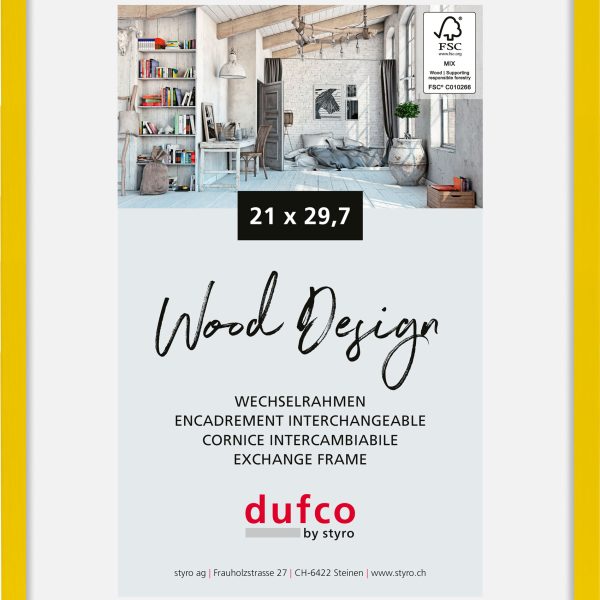 DUFCO Bilderrahmen Hay 21x29.7cm 1610.81074 gelb