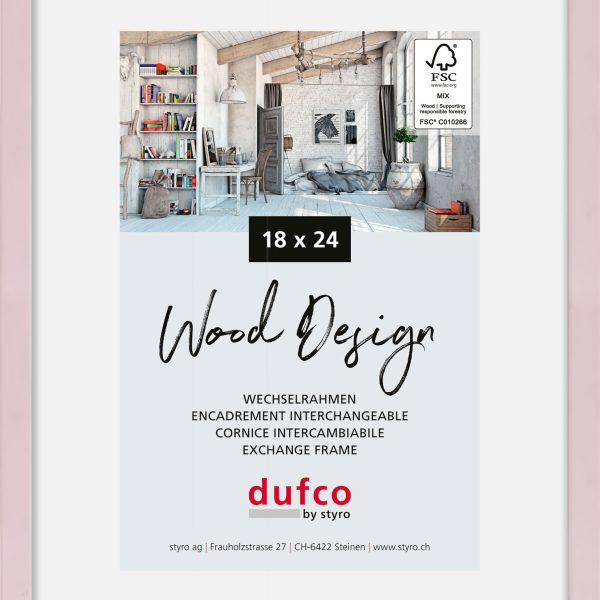 DUFCO Bilderrahmen Hay 18x24cm 1610.81083 hellrosa