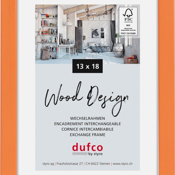 DUFCO Bilderrahmen Hay 13x18cm 1610.81101 orange