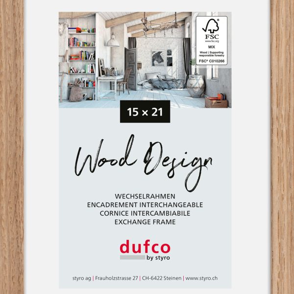 DUFCO Bilderrahmen Hay 15x21cm 1610.81112 Eiche hell