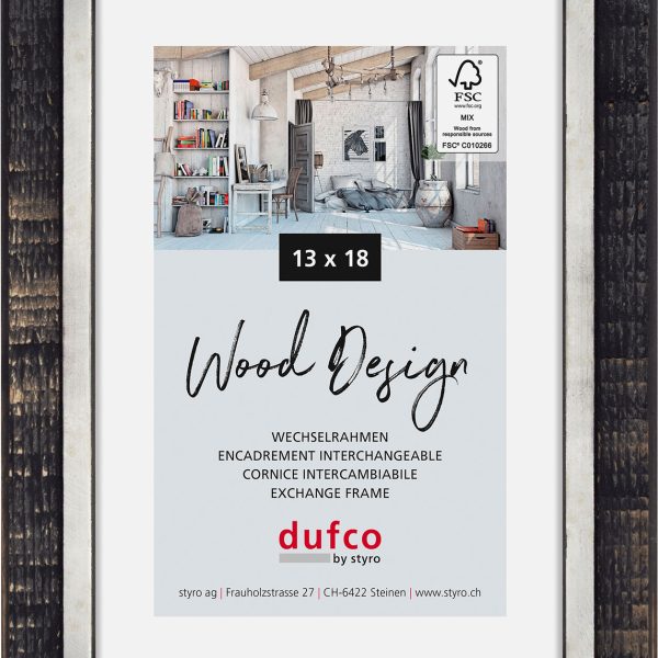 DUFCO Bilderrahmen Lima 13x18cm 1610.81131 anthrazit