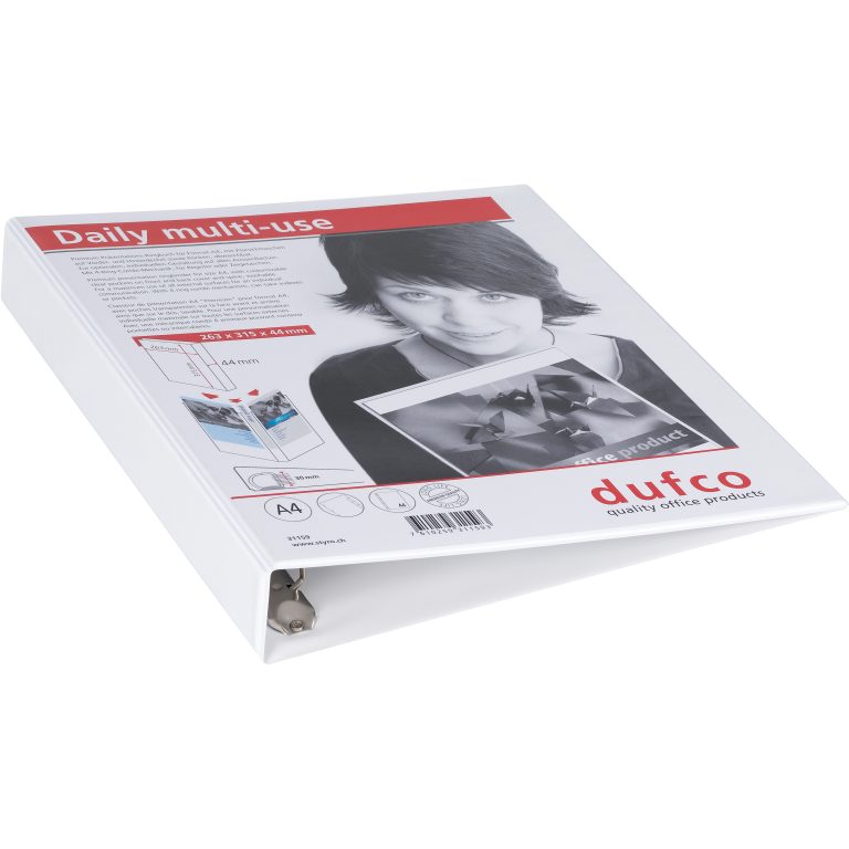 DUFCO Präsentationsordner 31159 A4 4.4cm weiss