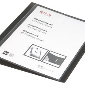 DUFCO Präsentationsordner 51500.03677 A4, 2.8cm, schwarz