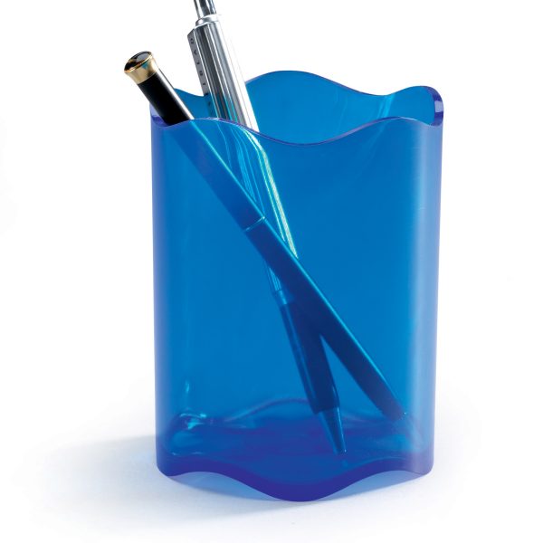 DURABLE Stifteköcher Trend 80x102mm 1701235540 blau-transp.