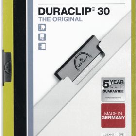 DURABLE Klemmhefter DURACLIP 30 220005 für 30 Blatt A4 grün