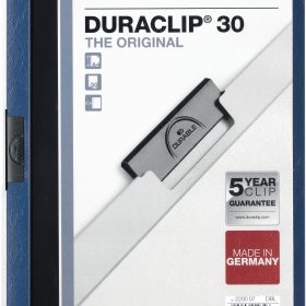 DURABLE Klemmhefter DURACLIP 30 220007 für 30 Blatt A4 dunkelblau