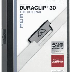 DURABLE Klemmhefter DURACLIP 30 220057 für 30 Blatt A4 anthrazit