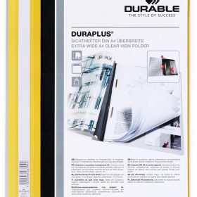 DURABLE Angebotshefter DURAPLUS 257904 für 100 Blatt A4 gelb