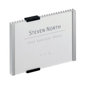 DURABLE Türschild Info Sign 480123 silber, aluminium 149x105.5mm
