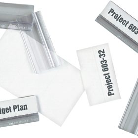 DURABLE Reiter 58mm für Sichttafeln 560919 mit Einsteckschild 10 Stück