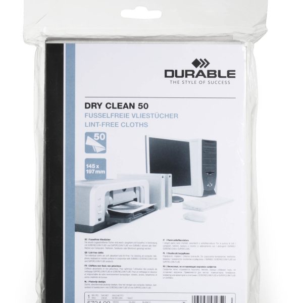 DURABLE Dry Clean 50 573402 Vliestücher 50 Stück