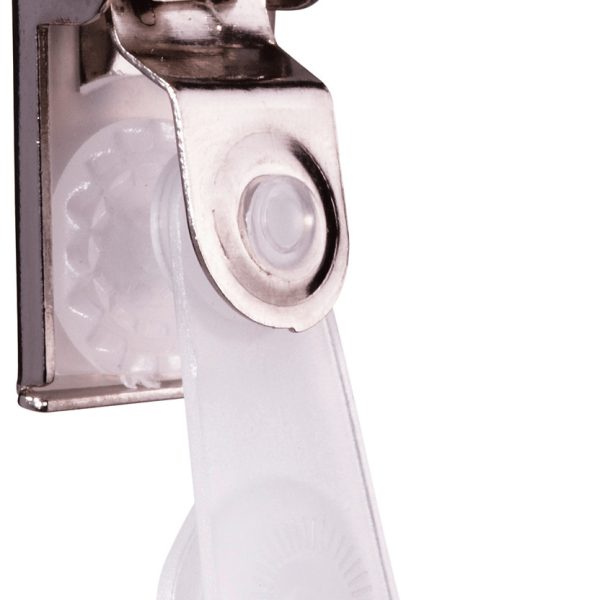 DURABLE Clips für Namensschild 810326 metall, Druckknopf 25 Stk.