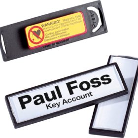 DURABLE Namensschild Clip-Card 67x17mm 813201 25 Stück