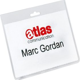 DURABLE Namensschilderhülle 813519 transparent, 60x90mm 20 Stk.