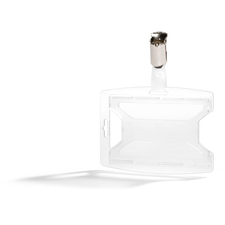 DURABLE Ausweishalter reXycle® 896119 Clip 1 Karte 25 Stück