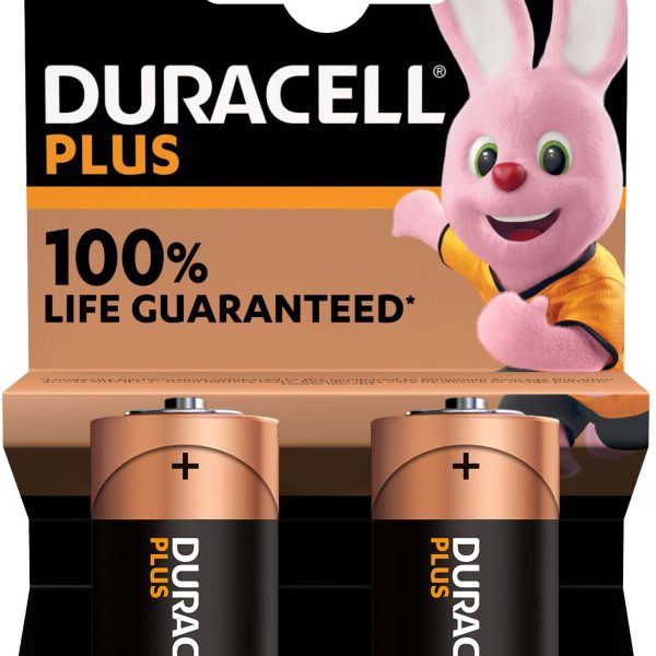 DURACELL Batterie Plus Power 4-141827 C, LR14, 1.5V 2 Stück