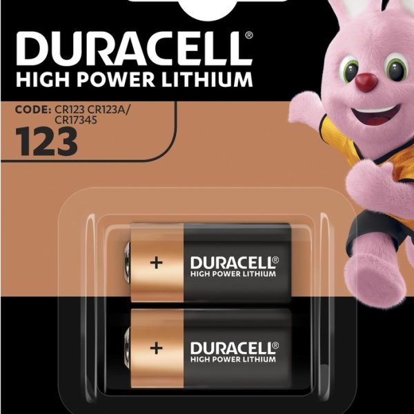 DURACELL Photobatterie Specialty Ultra CR123 B2 DL123A, CR123A, 3V 2 Stück