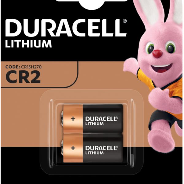 DURACELL Batterie Lithium CR15H270 CR2, 3V 2 Stück