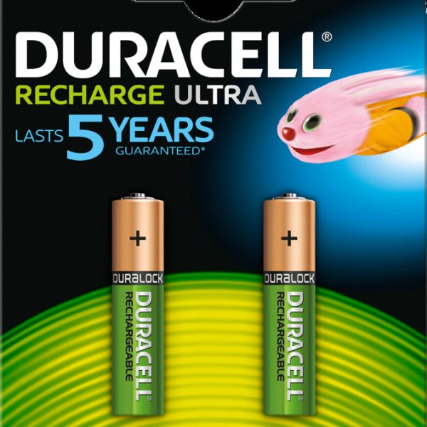 DURACELL Recharge Ultra PreCharged DX2400 AAA, 850 mAh, 1.2V 2 Stück