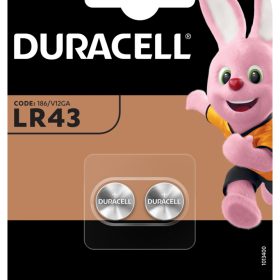 DURACELL Knopfbatterie Specialty LR43 LR43, 1.5V 2 Stück
