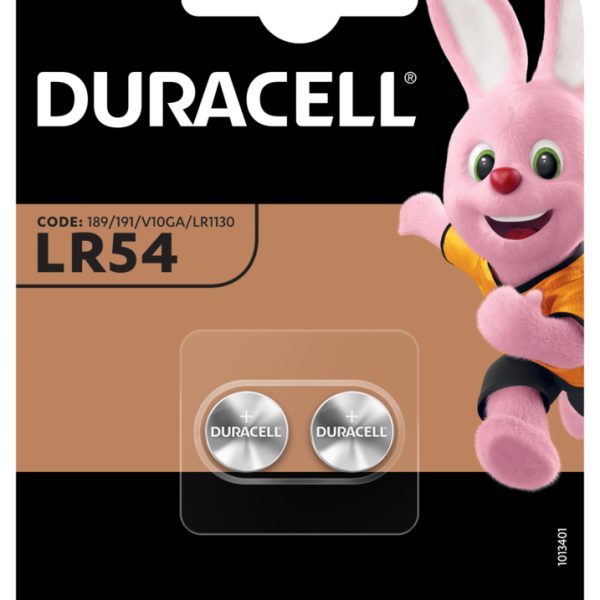 DURACELL Knopfbatterie Specialty LR54 LR54, 1.5V 2 Stück