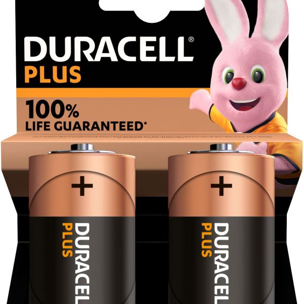 DURACELL Batterie Plus Power MN1300 D, LR20, 1.5V 2 Stück