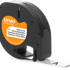 DYMO Schriftband LetraTag 12mmx2m S0718850 weiss, bügelbar
