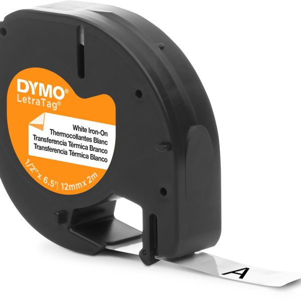 DYMO Schriftband LetraTag 12mmx2m S0718850 weiss, bügelbar