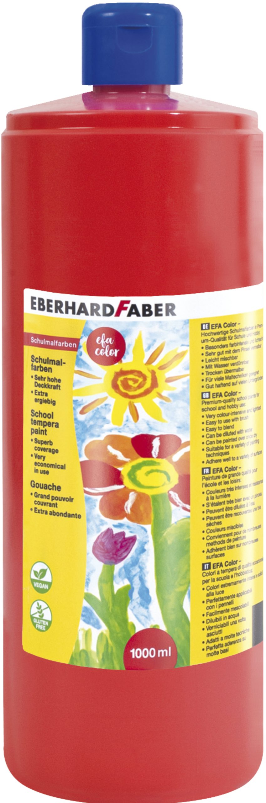 EBERHARD-FABER-575021-4087205750219 EBERHARD FABER Deckfarbe 1000ml 575021 geranium rot – Hochwertig & günstig bei ShopDeca