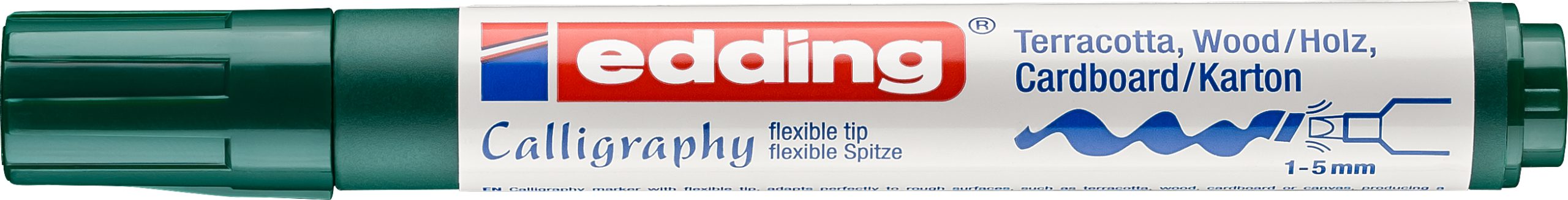 EDDING Permanent Marker 1455 1-5mm 1455-25 grün