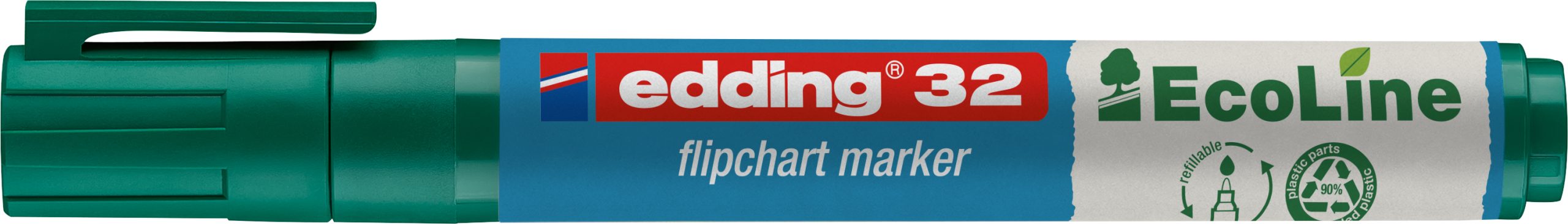 EDDING-32-4-4004764947010 EDDING Flipchart Marker 32 1-5mm 32-4 grün – Hochwertig & günstig bei ShopDeca