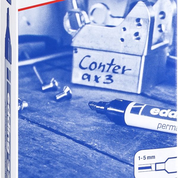 EDDING Permanent Marker 3300 1-5mm 3300-2-10 rot 10 Stück