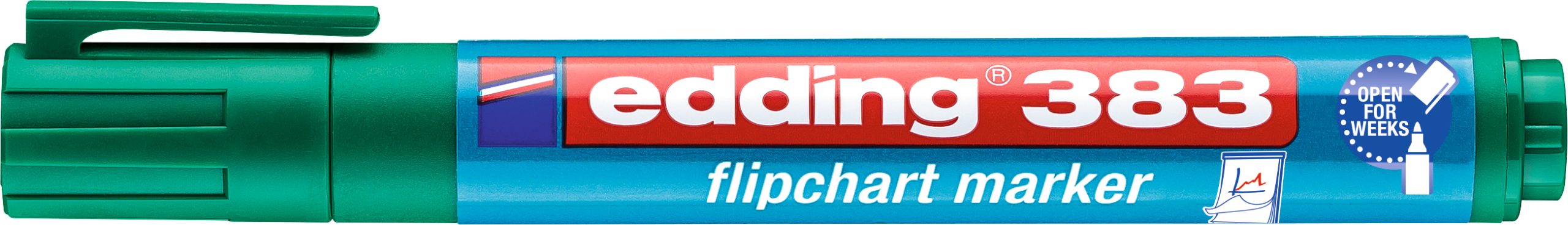 EDDING Flipchart Marker 383 1-5mm 383-4 grün