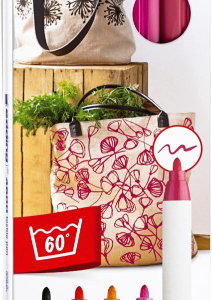 EDDING Textilstift 4600 3946 Warm Color 5 Stück
