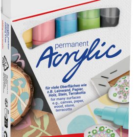 EDDING Acrylmarker 5100 2-3mm 5100-E5-099 pastell, ass. 5 Stück