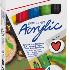 EDDING Acrylmarker 5100 2-3mm 5100-E5-basi basic, ass. 5 Stück