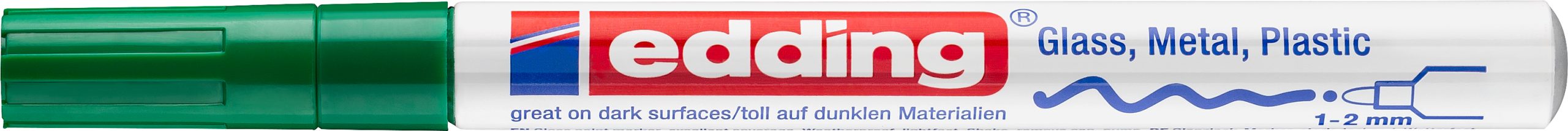 EDDING-751-4-CREA-4004764953455 EDDING Paintmarker 751 CREA 1-2mm 751-4 CREA grün – Bild 1