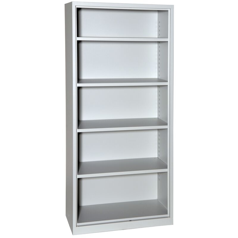 EDGY-2297-0-7630006738879 EDGY Regal 2297/0 5 Ordnerhöhen, grau – Bild 1