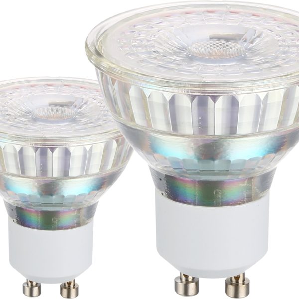 EGLO Leuchtmittel LED GU10 110147 345 Lumen, 4.5W 2 Stück