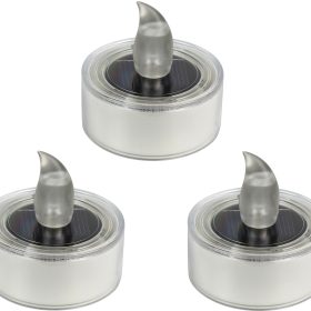 EGLO Solar LED Teelicht 48766 weiss 3 Stück